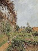 Camille Pissarro farms oil on canvas